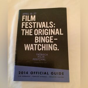 Tribeca Film Festival 2014 Official Guide book